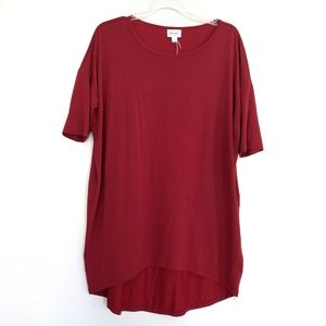 Lularoe Women's red top size S